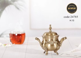 تصویر قندان دسته دار برنج _ ترنج