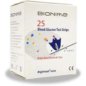 تصویر نوار تست قند خون بایونیم (Bionime) مدل GS300 رنگ سفید ا بایونیم بایونیم