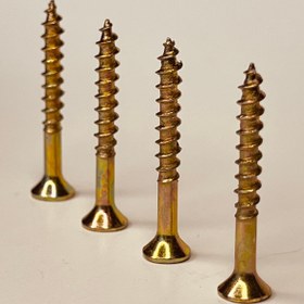 تصویر پیچ چوب 1.5 در 8 آهنی ضخیم vip الوان 1.5 * 8 wood screws