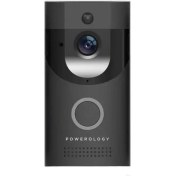 تصویر زنگ درب تصویری هوشمند پاورولوژی ,Powerology Smart Video Doorbell PSVDBBK Powerology Smart Video Doorbell PSVDBBK