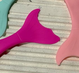 تصویر خرید عمده شابلون خط چشم سیلیکونی طرح پری دریایی - کد عمده 04 