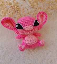 تصویر جاکلیدی استیج بافتنی صورتی 