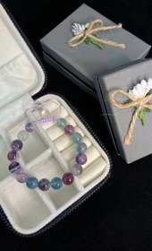 تصویر فلوریت رنگین کمانی دستبند‌فلوریت رنگین کمانی