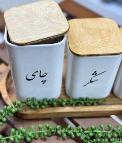تصویر پاسماوری سرامیکی نوشته فارسی 