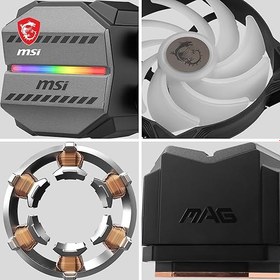 تصویر فن خنک کننده CPU ام اس آی MSI MAG CORELIQUID M360 ARGB MSI MAG CORELIQUID M360 ARGB CPU Water Cooling System