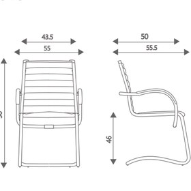 تصویر صندلی کنفرانسی اروند مدل 6010 