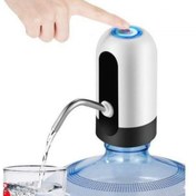 تصویر پمپ آب شارژی مسافرتی مناسب بطری‌های ۵ تا ۱۹ لیتری 