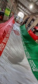 تصویر پرچم ایران ۶*۱۰ متر parcham iran