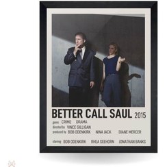 تصویر تابلو و پوستر Better Call Saul- مدل Infographic 
