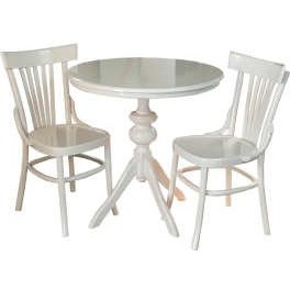 تصویر میز و صندلی ناهارخوری چوبی اسپرسان چوب کد MI09 