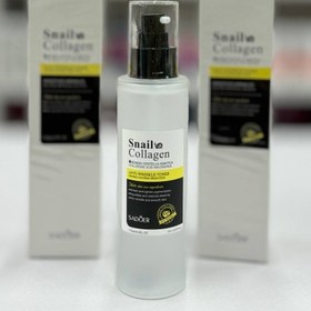 تصویر تونر صورت سادور حجم ۱۱۵ میل ضد چروک کلاژن حلزون 