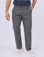 تصویر شلوار پاییزی مردانه – خاکستری ملانژ متوسط برند selected Men’s Autumn Pants – Mid Grey Melange