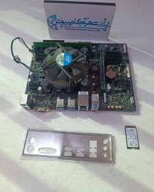 تصویر باندل ASUS H110M و i3 7100 و 4 گیگ رم و SSD 256G و فن 