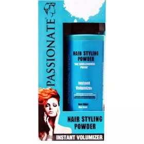 تصویر پودر حالت دهنده مو پشینت Passionate مدل Instant Volumizer (آبی) Passionate Instant Volumizer hair styling powder (blue)