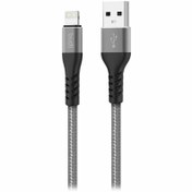 تصویر کابل 2 متری Lightning بودی 197L Budi 197L 2m USB to Lightning Charging Cable