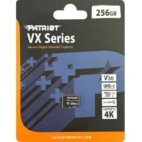 تصویر کارت حافظه PATRIOT VX MICRO SD 256 GB گارانتی الماس 