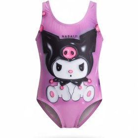 تصویر مایو شنا دخترانه کرومی کد B108 