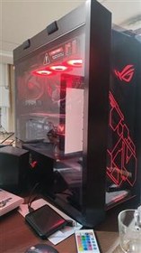 تصویر کیس گیمینگ و رندرینگ فول ایسوس ROG 