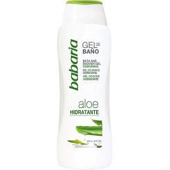 تصویر شامپو بدن حاوی عصاره آلوئه ورا باباریا مدل Babaria Aloe Bath Gel Babaria Aloe Bath Gel 600ml