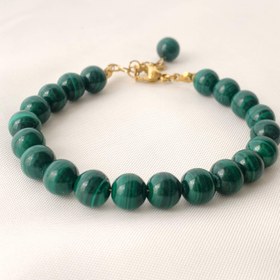 تصویر دستبند سنگ مالاکیت 