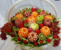 تصویر حکاکی انواع میوه 