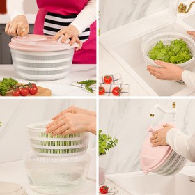 تصویر سبزی خشک کن دستی لیمون مدل AT 2592 - طوسی 