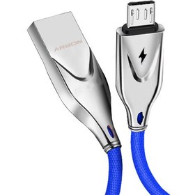 تصویر کابل تبدیل USB به microUSB آرسون مدل AN-Q37 طول 1 متر 
