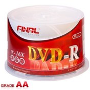 تصویر دی وی دی خام فینال مدل DVD-R بسته 50 عددی ا Final DVD-R Pack of 50 Final DVD-R Pack of 50