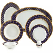 تصویر سرویس غذاخوری چینی زرین ایران مدل هلیا ۲۸ پارچه مناسب ۶ نفر 