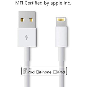 تصویر کابل یو اس بی به لایتنینگ اپل طول 1 متر ا Apple USB-A To Lightning Cable Apple USB-A To Lightning Cable
