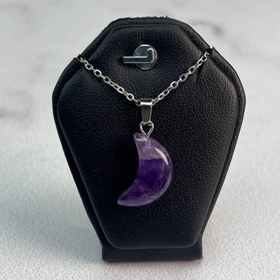 تصویر آویز ماه آمیتیست 