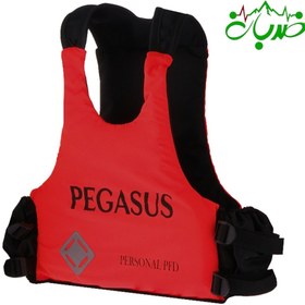 تصویر جلیقه نجات درهنوردی و رفتینگ و شنا (لایف جاکت) برند پگاسوس PEGASUS - تسمه پا PERSONAL PFD PEGASUS LIFE JACKET