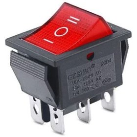 تصویر کلید راکر سه حالته ON-OFF-ON KCD4 