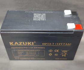 تصویر باتری یو پی اس ۷ آمپر ۱۲ ولت ۲۰۲۴ کازوکی تحت لیسانس ژاپنUPS UPS battery 7 amp 12 volt Kazuki Japan