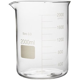 تصویر بشر شیشه ای ۳۰۰۰ میلی لیتر برند چینی 