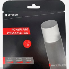 تصویر زه تنیس مونو فیلامنت آرتنگو – ۱.۲۷ میلی‌متر – مشکی – مدل TA Power Pro 