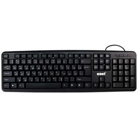 تصویر کیبورد enet مدل K120 با حروف فارسی ا k120 enet keyboard k120 enet keyboard