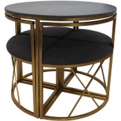 تصویر نهار خوری ۴نفره فلزی 