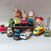 تصویر ماشین اسباب بازی فلزی مجموعه ۳ عددی 