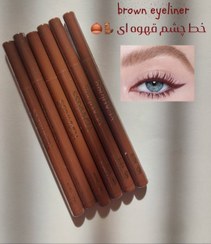 تصویر خط چشم قهوه ای 