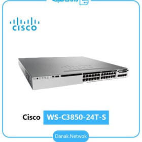 تصویر سوئیچ سیسکو مدل WS-C3850-24T-S استوک Cisco WS-C3850-24T-S 24Port Switch Stock