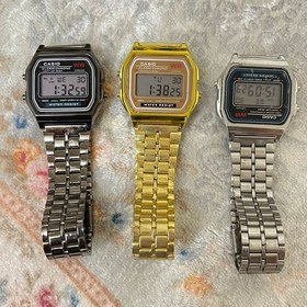 تصویر ساعت زنانه کامپیوتری طرح Casio 