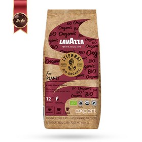 تصویر دانه قهوه لاوازا lavazza مدل تیرا بایو ارگانیک tierra bio organic یک کیلویی 