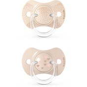 تصویر پستانک سر بادامی طرح دار 0-6ماه سواوینکس Suavinex