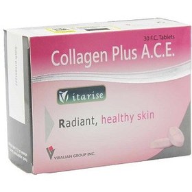 تصویر قرص ویرالیان ای سی ایی کلاژن پلاس 30 عدد ا Viralian Group Collagene Plus A.C.E 30 Tablets Viralian Group Collagene Plus A.C.E 30 Tablets