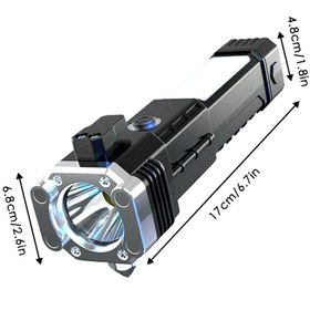 تصویر چراغ قوه ۸کاره کمپینگ 