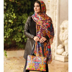 تصویر ست کیف و شال زنانه بهار کد 17 Bahar Women Bag and Shawl Set Code 17