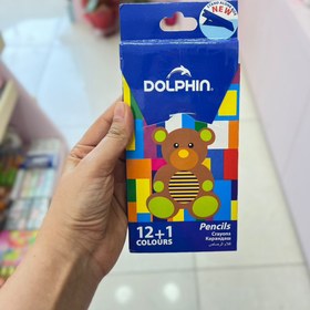 تصویر مداد رنگی 12+1 برند DOLPHIN 