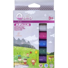 تصویر گواش جامد 6 رنگ متالیک کویلو QUILO گواش-جامد-6-رنگ-متالیک-کویلو-quilo