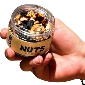 تصویر آجیل گردو با مویز 